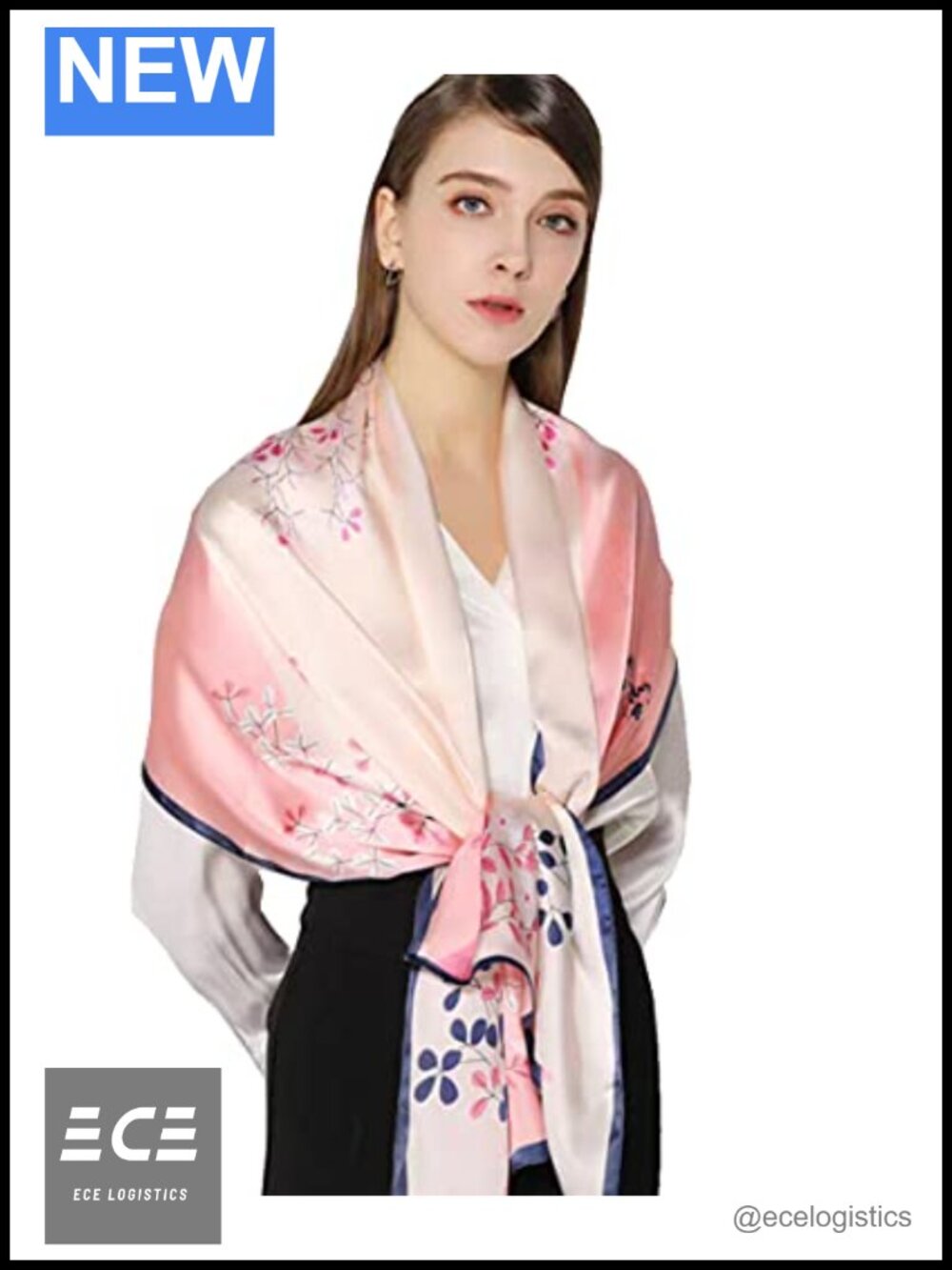 100% Mulberry Silk Long Scarf Large Shawl Headscarf Neck Wrap Oblong